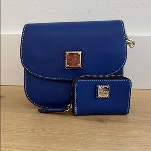 Dooney and Bourke Leather Beacon Saddle Crossbody Bag